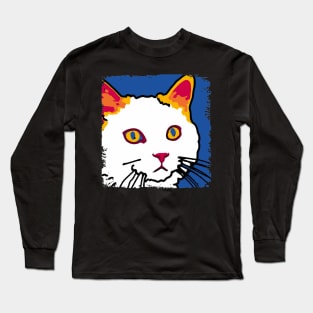 Turkish Van Pop Art - Cat Lover Gift Long Sleeve T-Shirt